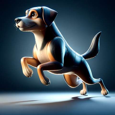 Preview for 3d-render-dynamic-dog-aiold-template-fc339