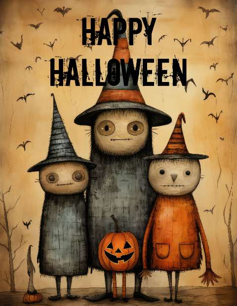 Preview for Halloween-cartoon-characters-halloween-flyer-template-d3a18