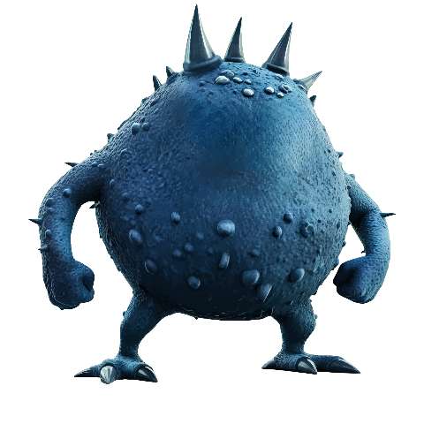 Preview for Spiky-blue-creature-ugly-monster-template-d8b12