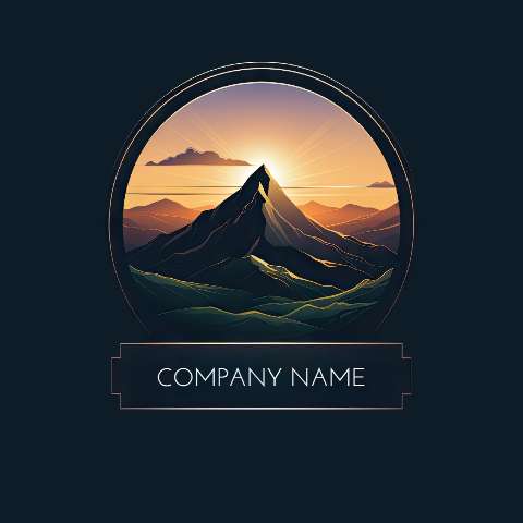 Preview for Mountain-landscape-logo-template-logo-mountain-86237
