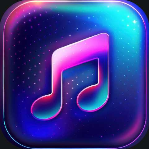 Preview for Vibrant-music-icon-design-neon-purple-template-c6dd4