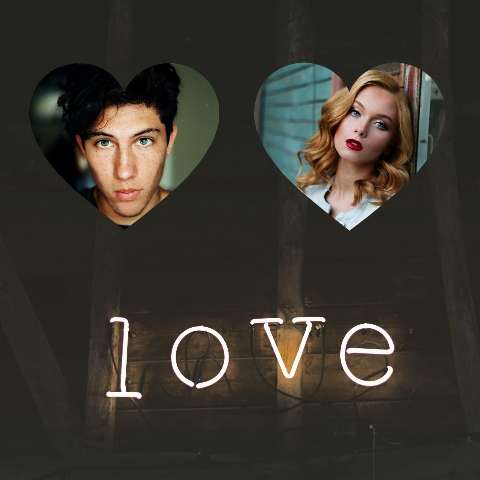 Preview for Love-neon-sign-heart-portraits-template-9f252