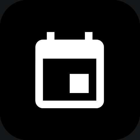 Preview for Calendar-icon-design-dark-icon-template-da1a5