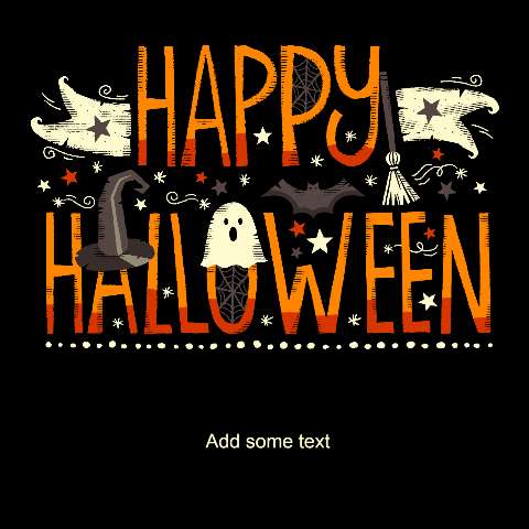 Preview for Happy-halloween-greeting-card-halloween-post-template-42d50