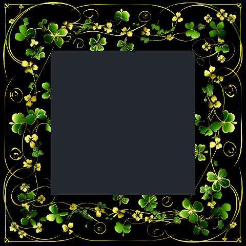 Preview for Shamrock-frame-design-st-patricks-template-74bd9