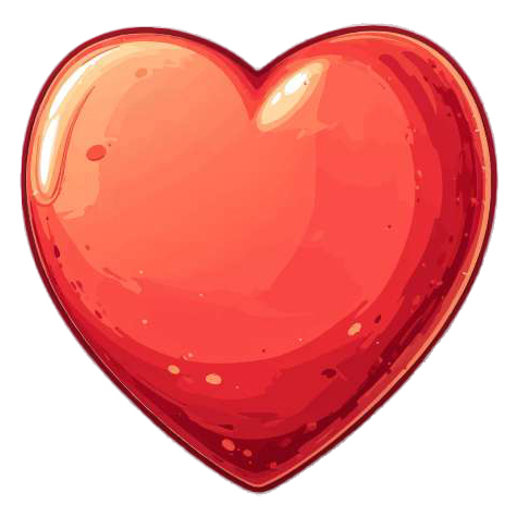 Preview for Shiny-red-heart-icon-heart-emoji-template-fcc73