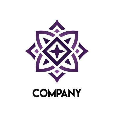 Preview for Purple-star-logo-design-logo-geometric-template-0249b