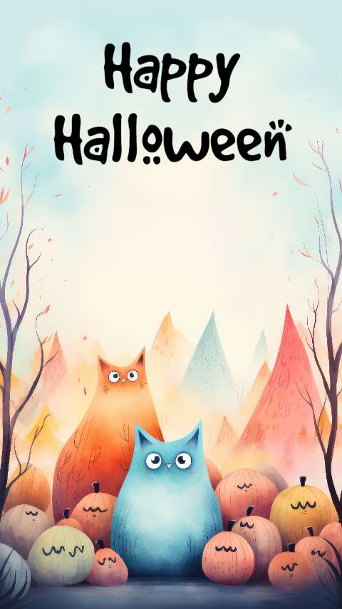 Preview for Halloween-cats-pumpkins-halloween-story-template-c9e34