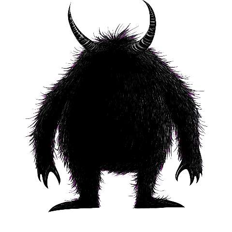 Preview for Horned-creature-illustration-dark-monster-template-bedec