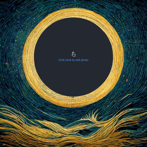 Preview for Peacock-feather-frame-template-ai-image-cf465