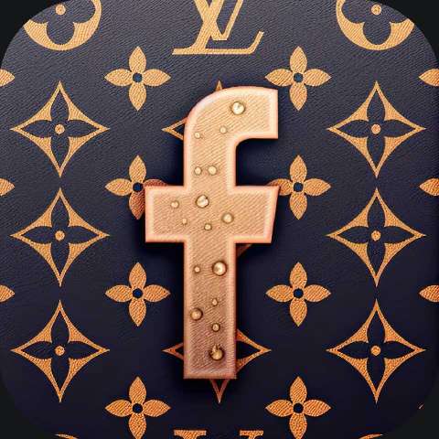 Preview for Louis-vuitton-facebook-icon-template-7c56d