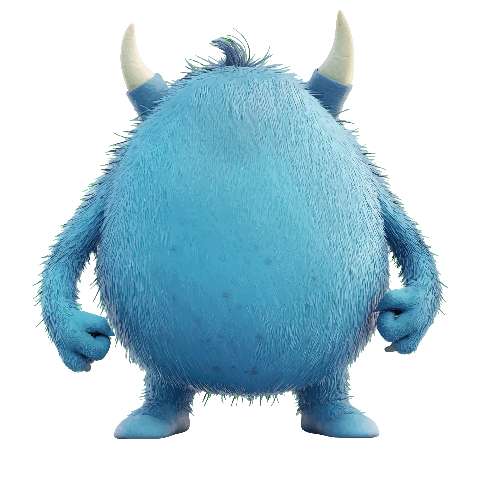 Preview for Sulley-monsters-inc-character-fuzzy-monster-template-48664