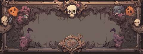 Preview for Spooky-skull-frame-design-halloween-social-template-7de2c