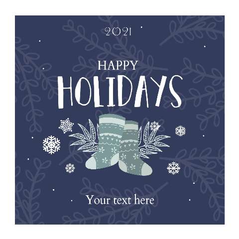 Preview for Happy-holidays-greeting-card-holiday-card-template-e982e