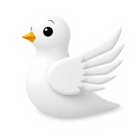 Preview for White-bird-figurine-aiemojianimals-template-57caa