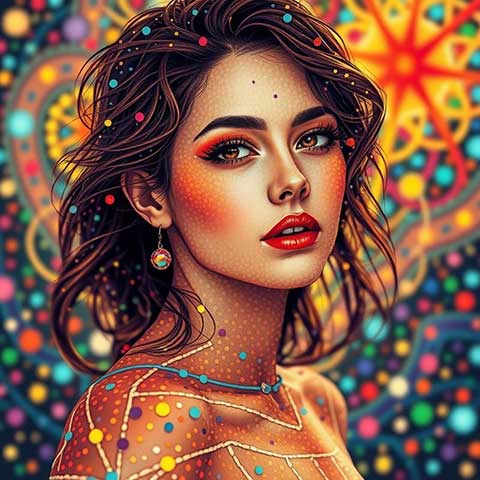 Preview for Vibrant-portrait-of-woman-aifeatured-template-646bc