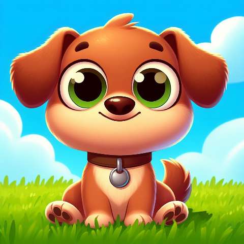 Preview for Adorable Cartoon Dog Design Template