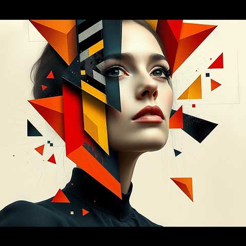 Preview for Modern-geometric-portrait-art-aiartstyle-template-8c164