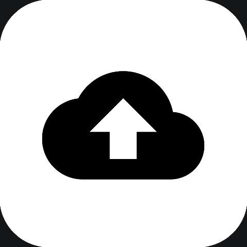 Preview for Cloud-upload-icon-light-icon-template-c12cb