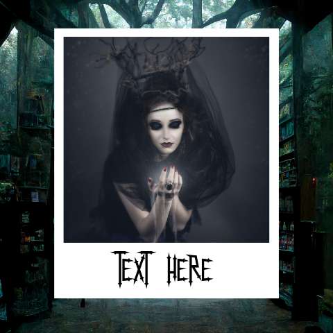Preview for Dark-queen-portrait-template-instagram-post-e1c88