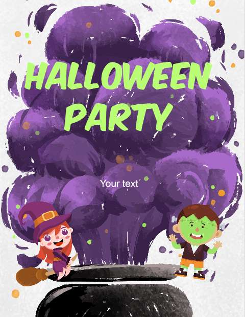 Preview for Halloween-party-invitation-template-halloween-flyer-e2ff3