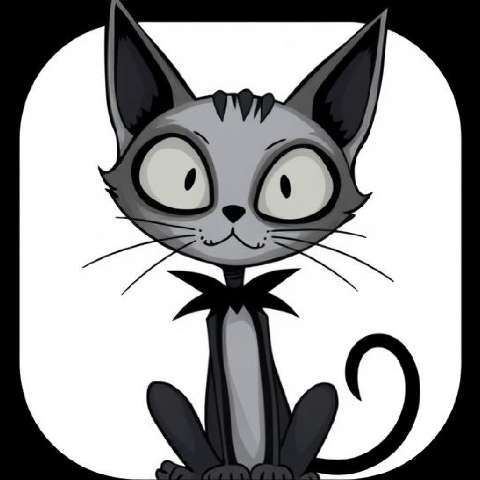 Preview for Cartoon-cat-illustration-aiappiconstyle-template-301dc