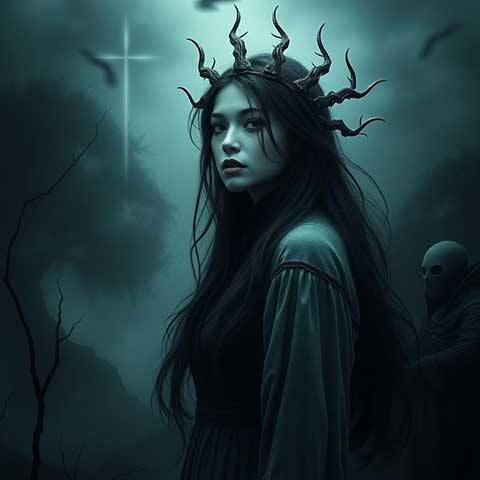 Preview for Dark-fantasy-art-mysterious-woman-aifeatured-template-340cb