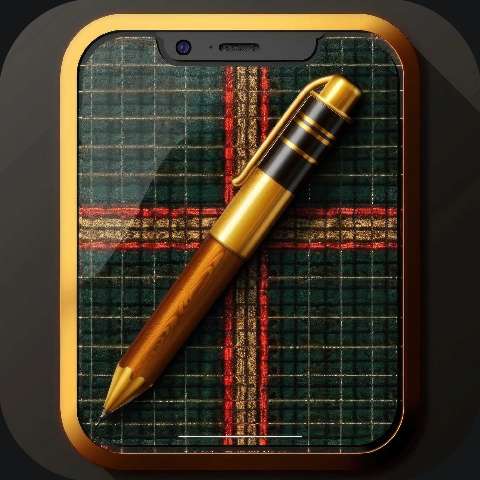 Preview for Luxury Pen Smartphone Icon Template