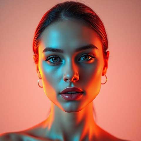 Preview for Neon-portrait-woman-aiphotography-template-50051