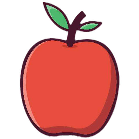 Preview for Red-apple-illustration-object-emoji-template-36025