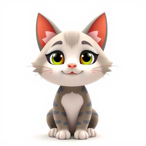 Preview for Cute-cartoon-cat-illustration-aistickerfeatured-template-5d5da