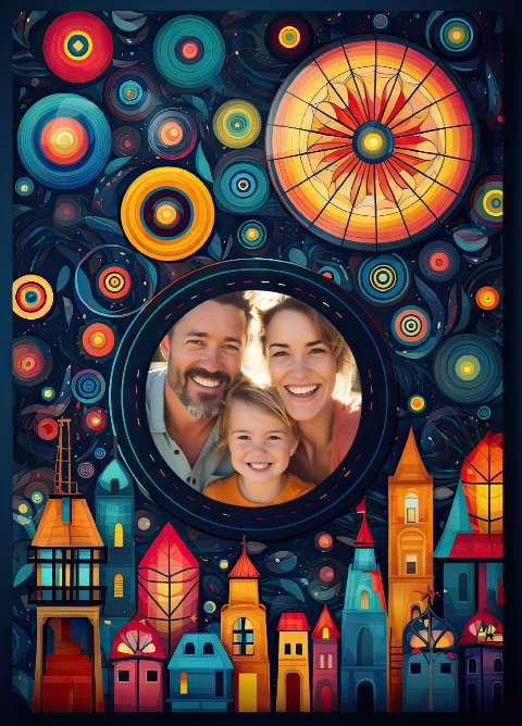 Preview for Colorful-family-portrait-art-new-year-template-04eb3