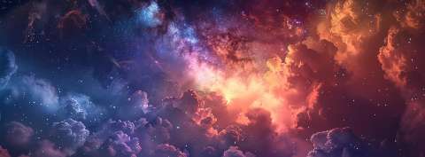 Preview for Cosmic Clouds And Stars Template