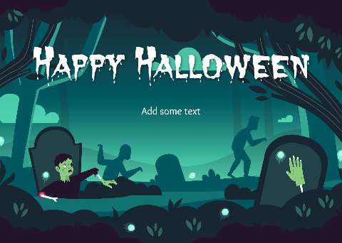 Preview for Halloween-zombie-template-halloween-post-6d22d