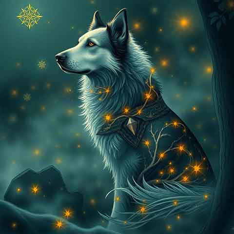 Preview for Mystical-wolf-dreamlike-forest-aiold-template-09ec7