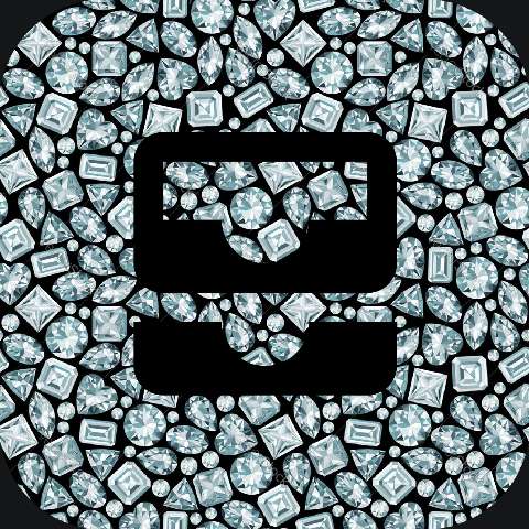 Preview for Diamond-studded-monitor-diamond-icon-template-99f38