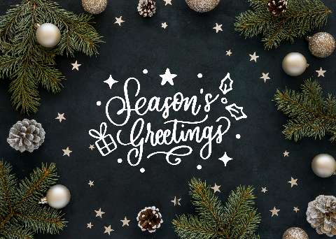 Preview for Season-greetings-holiday-card-template-3da6d
