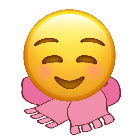 Preview for Relaxed-emoji-pink-scarf-emoji-holiday-template-6b918
