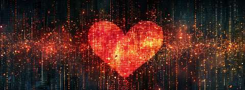 Preview for Digital-heart-symbol-valentines-facebook-template-9aa18