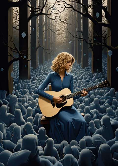 Preview for Surreal-forest-guitarist-taylor-swift-template-dcca1