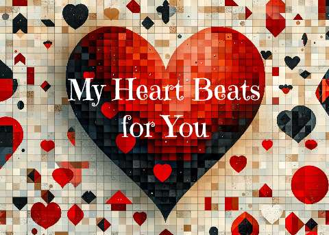 Preview for My-heart-beats-for-you-mosaic-love-template-b76b0