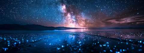 Preview for Bioluminescent Bay Starry Night Cover Template