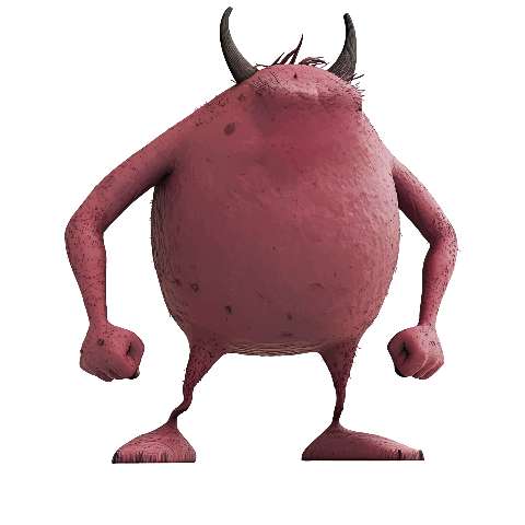 Preview for Red-monster-character-design-ugly-monster-template-ee977