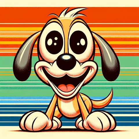 Preview for Happy Cartoon Dog Design Template