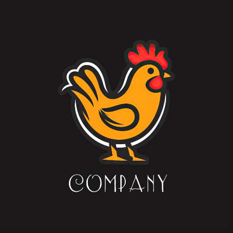 Preview for Chicken-company-logo-logo-animal-template-ce3d1