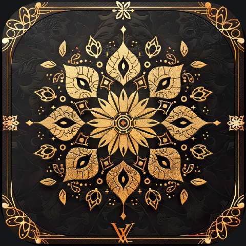 Preview for Luxury-floral-design-pattern-louis-vuitton-template-c347f