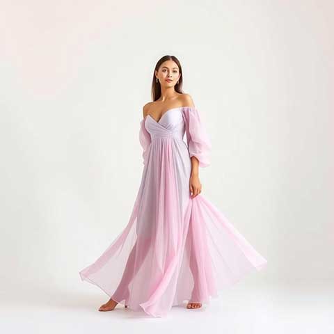 Preview for Pink-evening-gown-aiphotography-template-682d2