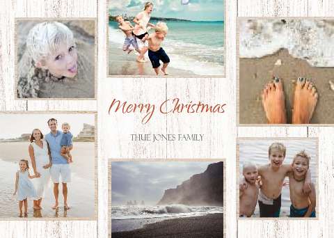 Preview for Custom-beach-christmas-card-template-d69b4