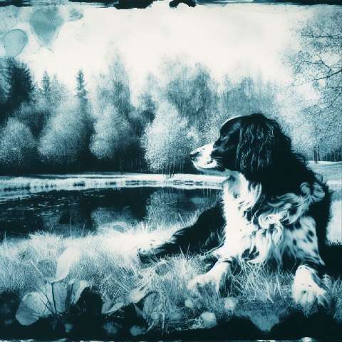 Preview for Dog By The Lake Template