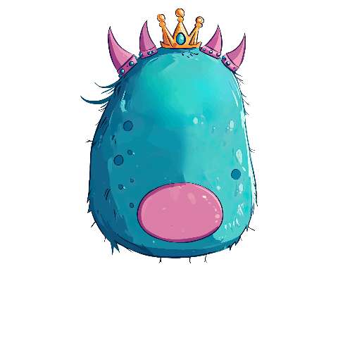 Preview for Cartoon-monster-crown-monster-torso-template-cd95d